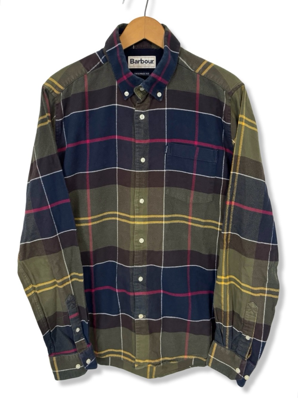 Barbour Men's Plaid Button-Down Shirt